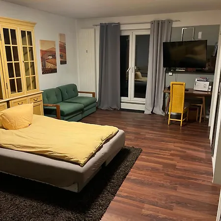 Rainer Mit Grossen Parkplaetzen Vorm Gebaeude Apartment Heddesheim